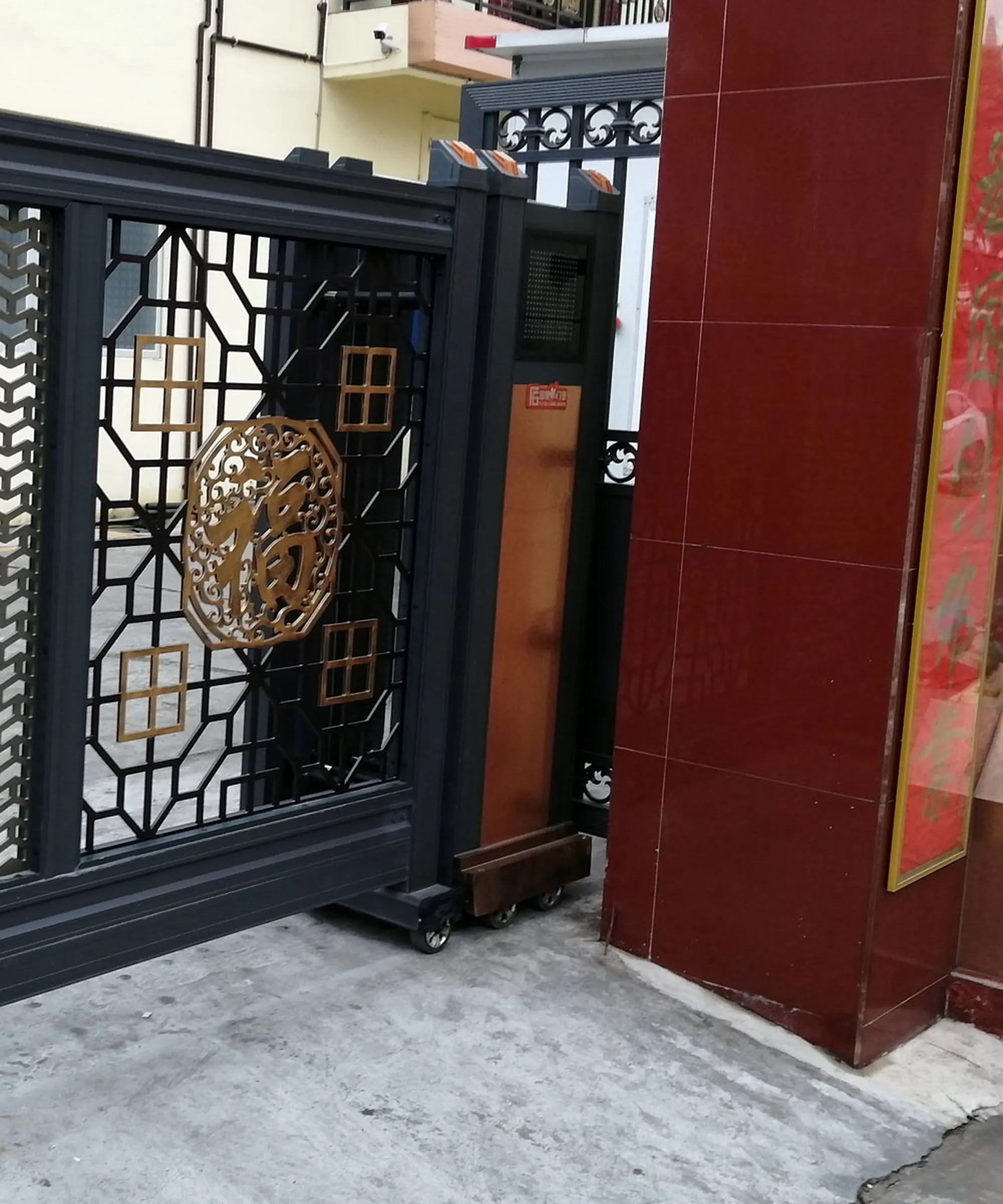 Motorized Foldable Sliding Main Gate