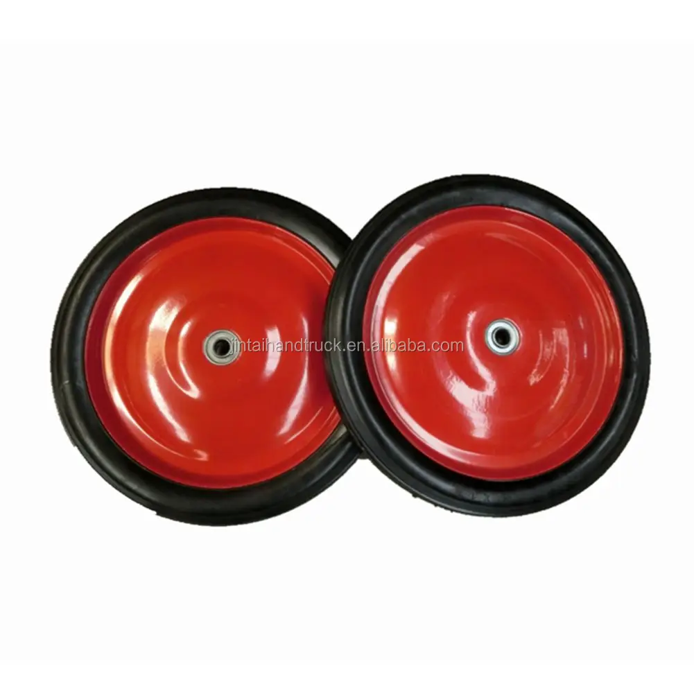 14 inch semi pneumatic rubber wheel 14x1.75 plastic tire rubber wheel wash cart tire 14x175