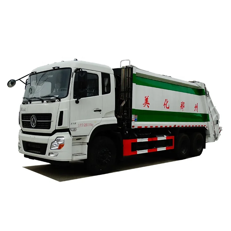 Dongfeng DFAC 18CBM rear load garbage compressing cart mobile compress rubbish truck