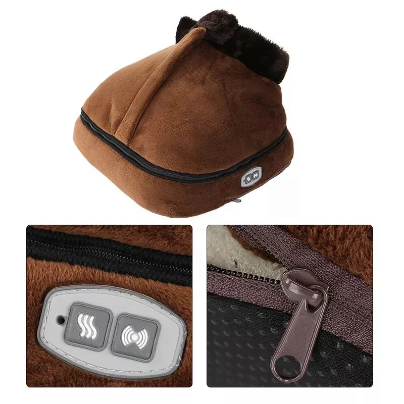 Customized Service Electric Foot Massager Portable Electric Heated Foot Warmer Relax Body Foot