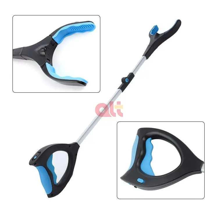 handy folding telescopic flexible reacher grabber pick up tool, picker grabber rubbish pick up tool ,trash garbage pick up tool