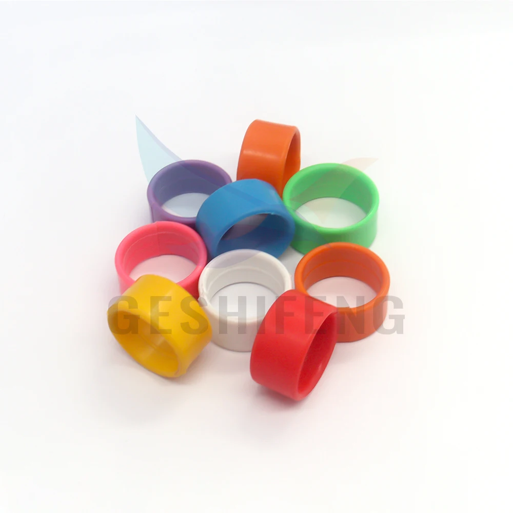 Custom Poultry and Pigeon Identification Leg Band Bird Tracking Racing Chicken Foot Rings Plastic Tag for Chicken