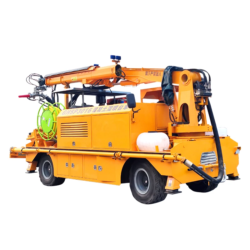 Tunnel Plastering Concrete Shotcrete Machine Concrete Truck Sprayer with Telescopic Robotic Arm