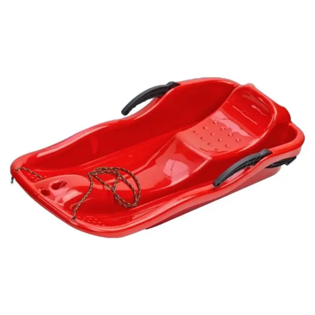 EN71 CE test plastic snow toboggan sled with brake