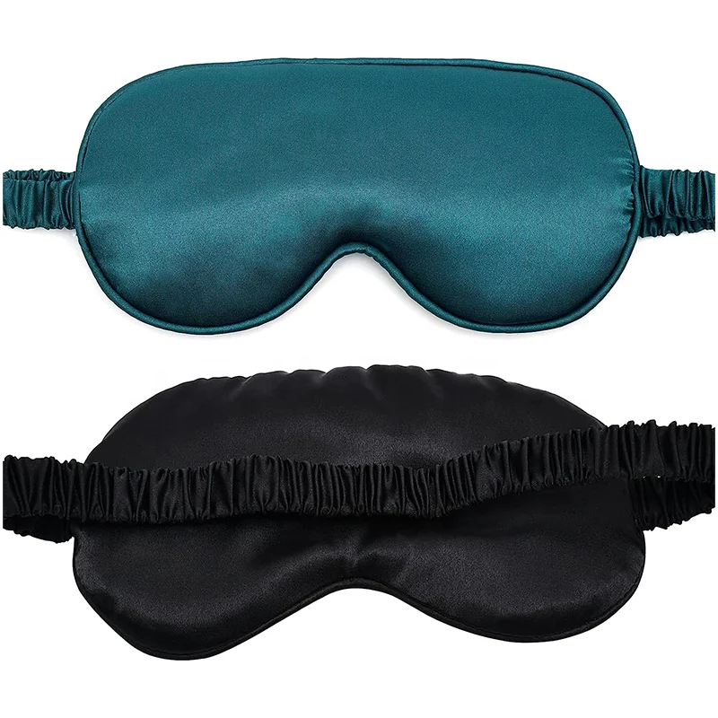 Customized Luxury Colorful Travel Sleeping Silky Eye Mask Sleep Satin Eye Mask For Sleep Use