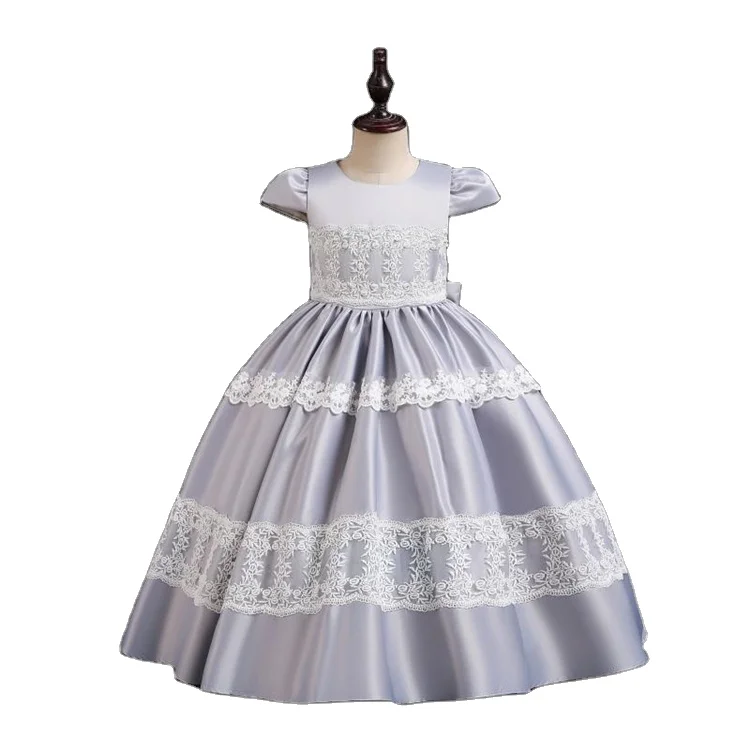 
New Style Custom Size Multi Color Kid Party Dresses For 6 Year Old Girl 