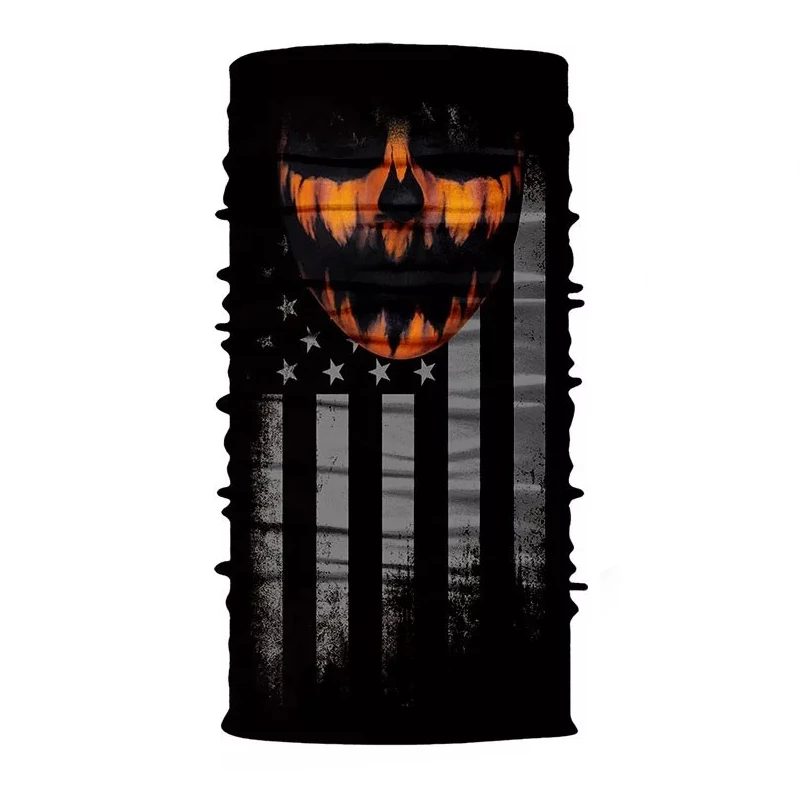 
Multifunctional outdoor sports polyester stretch neck tube skiing face Seamless bandana 