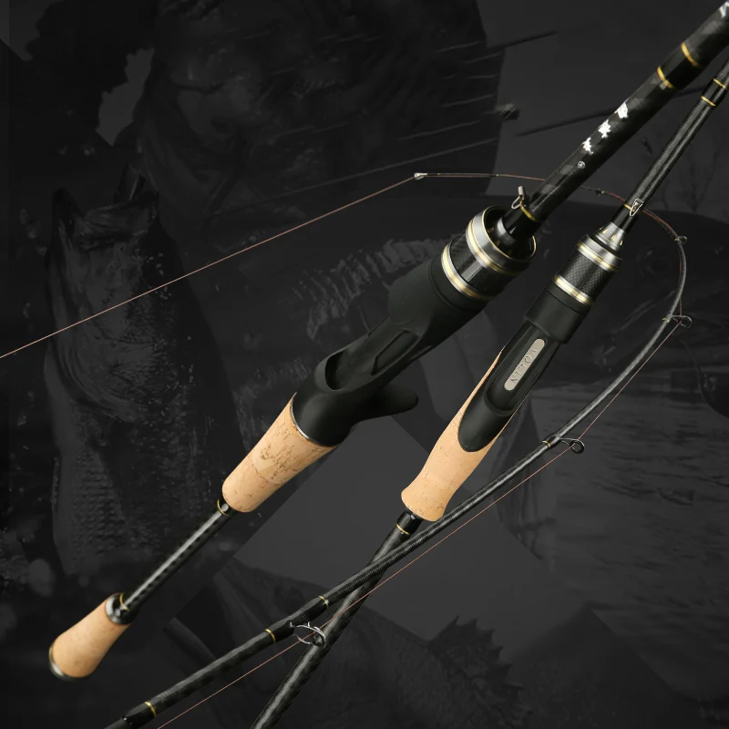 FJORD Fishing Rod Casting Spinnin 1.98m 2.1m 2.4m Fishing Hand Rod Saltwater Fishing Telescopic Rod
