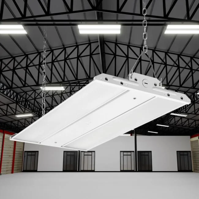 Factory 50w led linear high bay light 100w 200w Module industrial lamp warehouse mounted suspend ceiling lamp.