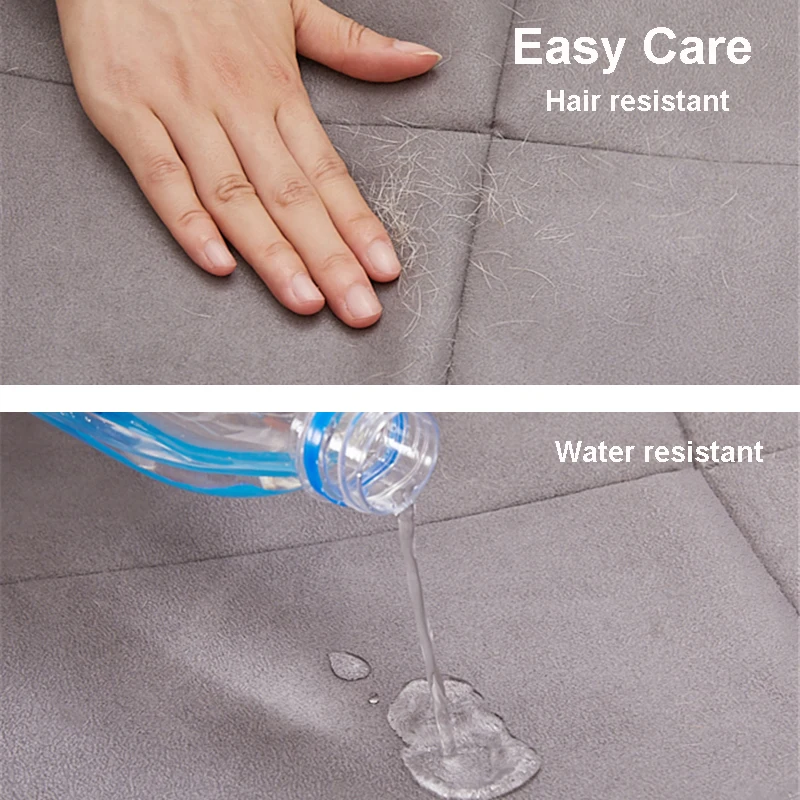 UFBemo Deluxe Memory Foam Waterproof Solid Removable Cover Suede Cat Bed Deluxe Large Dog Bed