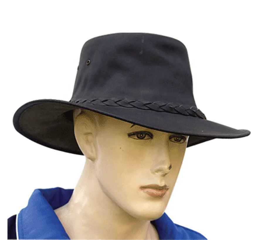 Unisex GENUINE LEATHER WESTERN HATS COWBOY DARK BROWN SHADE HAT VINTAGE STYLE FASHION for Adults Outdoor Sports Casual Scenes