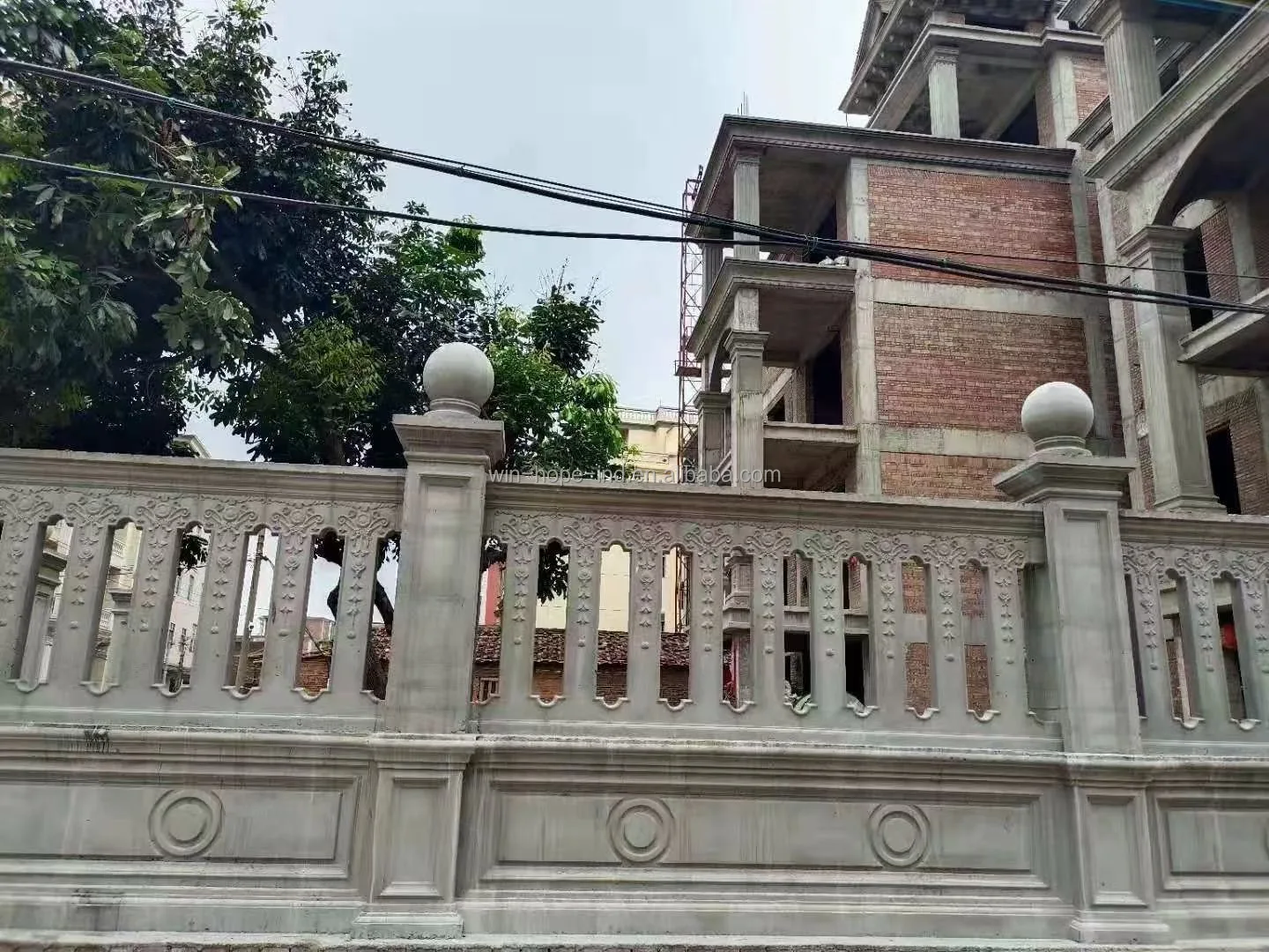 New design concrete baluster fence pillar mold for villa hotel school