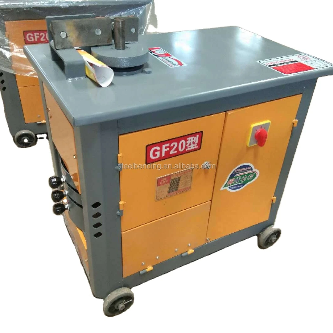 China manufacture letter bending machine  4-20mm GF20 stirrup bender machine
