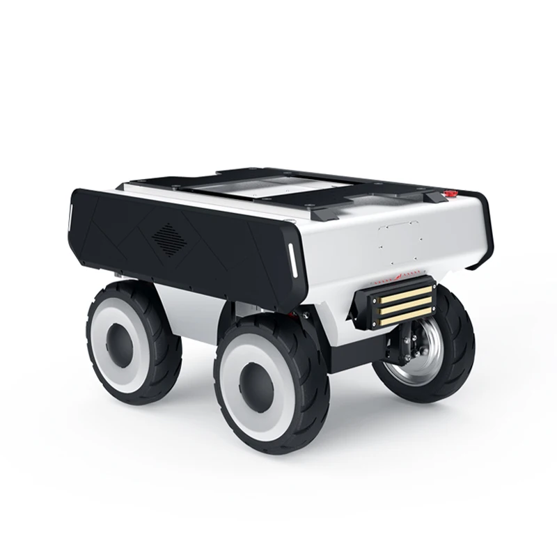 FW-01 4-wheel 5km/h Smart Aluminum Mental Robotic Arm Heavy Lift Mobile UGV Robot Car Wide Chassis Platform Vehicle