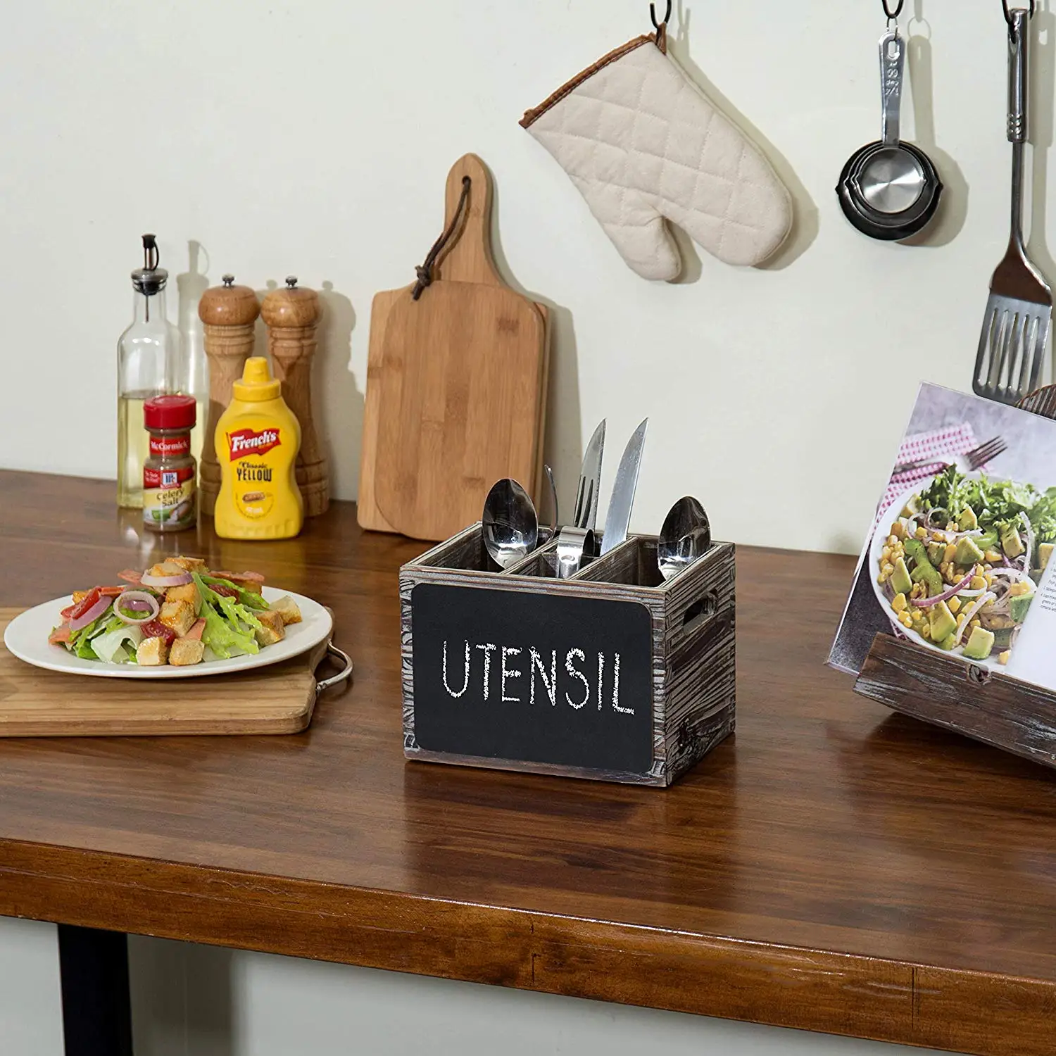 wood tissue box