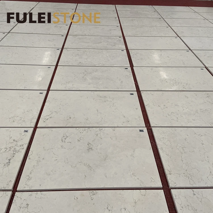 Italian Bianco Perlino Marble Floor and Wall Tiles for Project