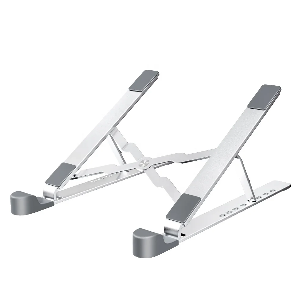 Laptop Table Stand for Desk Adjustable Ergonomic Portable Aluminum Laptop Stand Holder Standing Laptop