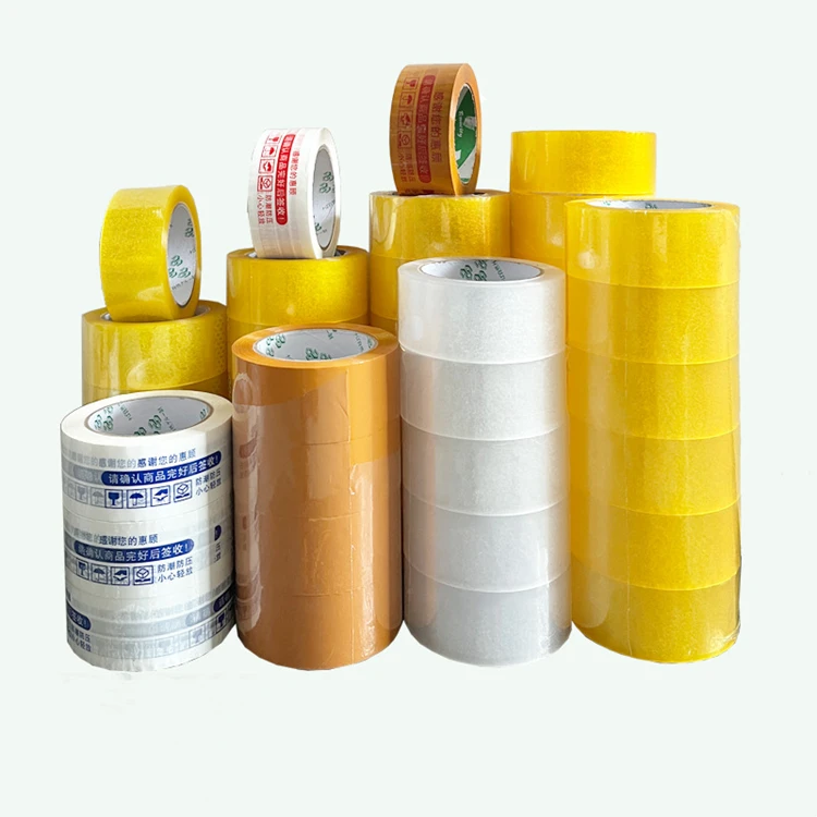 Wholesale BOPP Transparent Packing Tape Carton/Bag Seam Sealing Tape Cheap Price