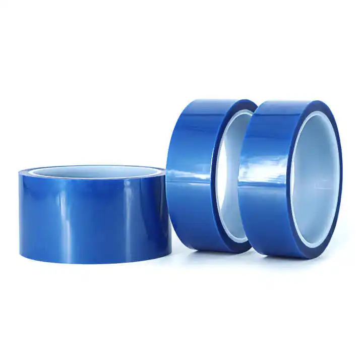 Зеленая высокотемпературная лента Полиэфирная лента высокотемпературная клейкая силиконовая лента