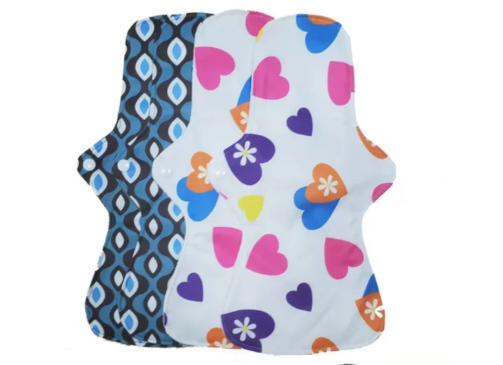 Hot Sale Cloth Sanitary Pads Organic Cotton Reusable Sanitary Pads