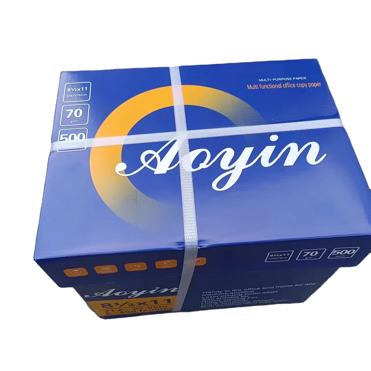 Лучшее качество A4 бумага оптом 8 5*11 дюймов 70/75GSM копировальная 500 листы/стопка