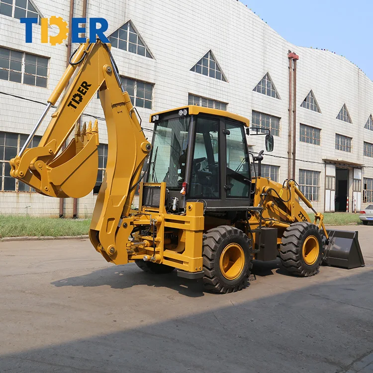 TDER Gold Supplier 3ton backhoe loader 4x4 chinese backhoe loader