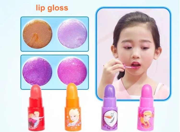 Children Makeup Set Petite Girls Shaped Cosmetics Palette Fashion Kit for Kids Toy Box Beauty Packing Packaging