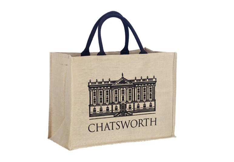 
jute + cotton bag made from indian factory 