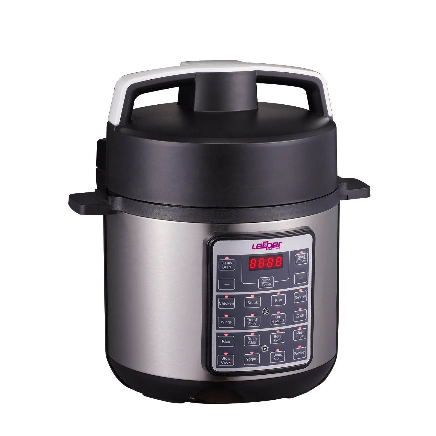 Electric pressure cooker with air fryer 6L 1500W high power 2 in 1 digital pressure cooker