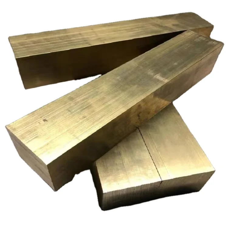 CuZn37 Brass Bar C2600 Flat Bar 99.9% Copper Bar Brass Block