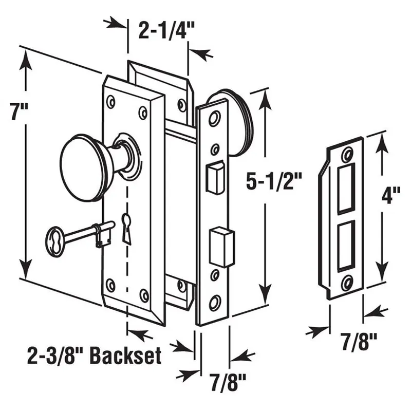 ULW wholesale door lock aluminum alloy interior door handle higher quality sphere handle lock for door