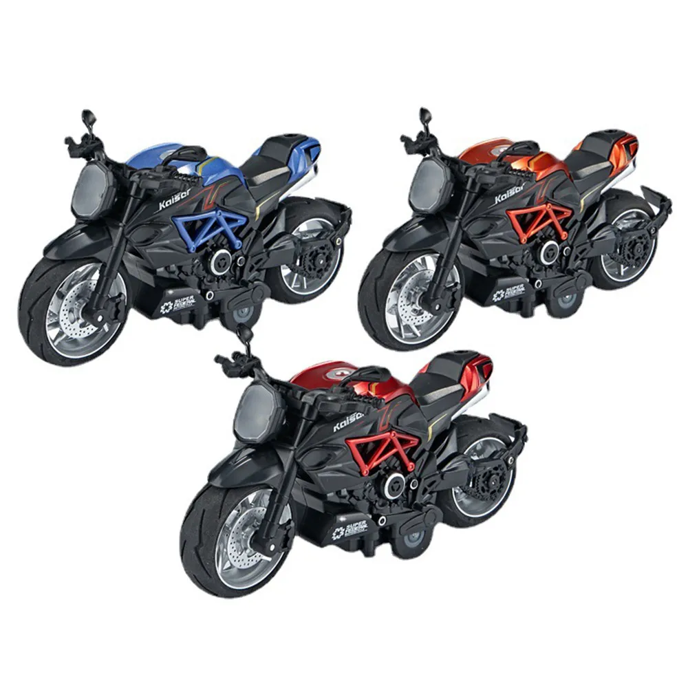 Boys Motorcycle Toys Motorcycle Model Racing Car Children's Boomerang Toy Car Gifts Simulation Alloy Unisex Scale Motorcycle