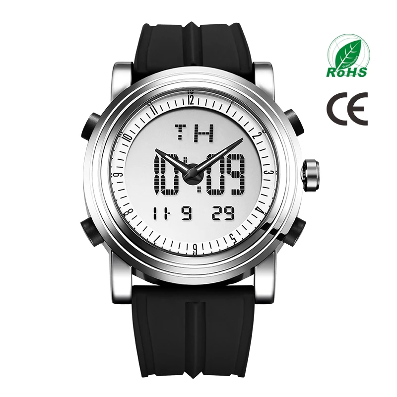 Custom Logo Digital custom sport watch S9368G waterproof Watches Silicone Band Alarm Watches Man Sport Wristwatch For Man