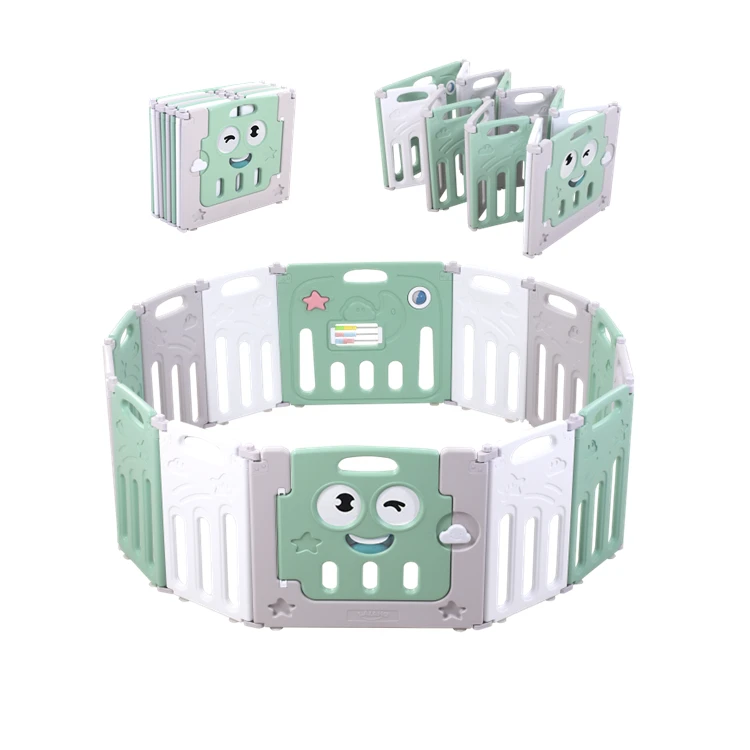 Popular HDPE Play Yard Kids Play Fence Plastic Safety Baby Playpen