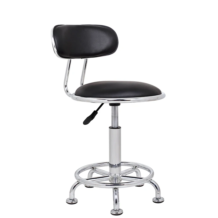 Hospital chrome luxury high stool comfortable doctor chair