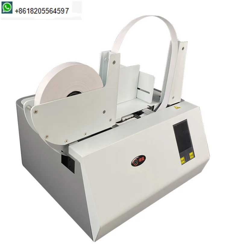 Best Selling Tabletop Tension Adjustable 30mm Wide Heat Sealing Strapping Money Machine for Bank