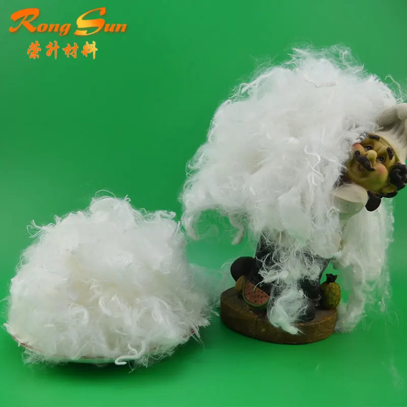 AAA1.3D microfiber factory wholesale for down jacket filling silk and cotton
