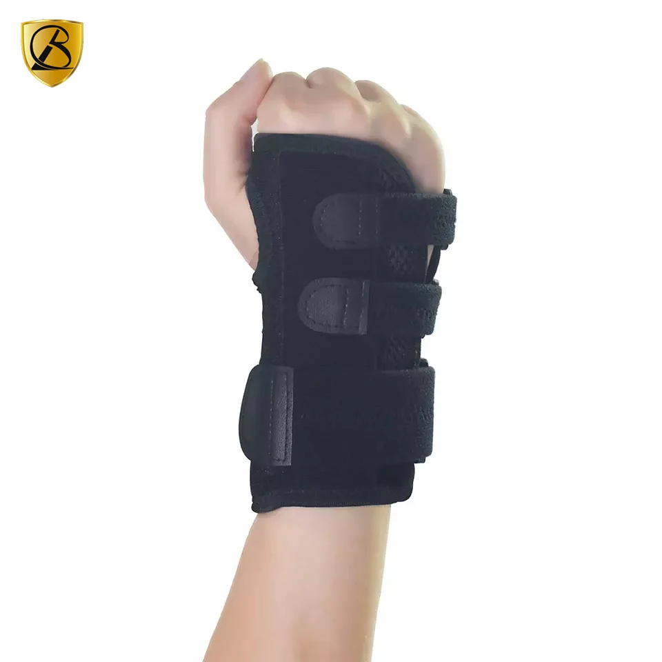 Copper Brace Breathable Adjustable Sweat Absorb Sport Wrist Hand Support Brace for Tennis, Fitness, and other sport activities