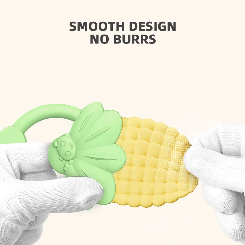 Samtoy 12PCS Non Toxic Silicone Soft ChewableTeething Toy Baby Rattles With Storage Box for Babies 0-6 Month