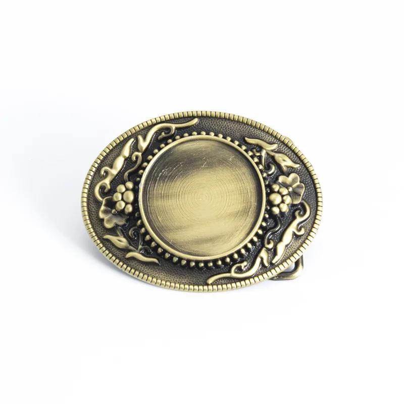 Plate small blank pattern custom Western cowboy belt buckle popular Style Knight belt buckle