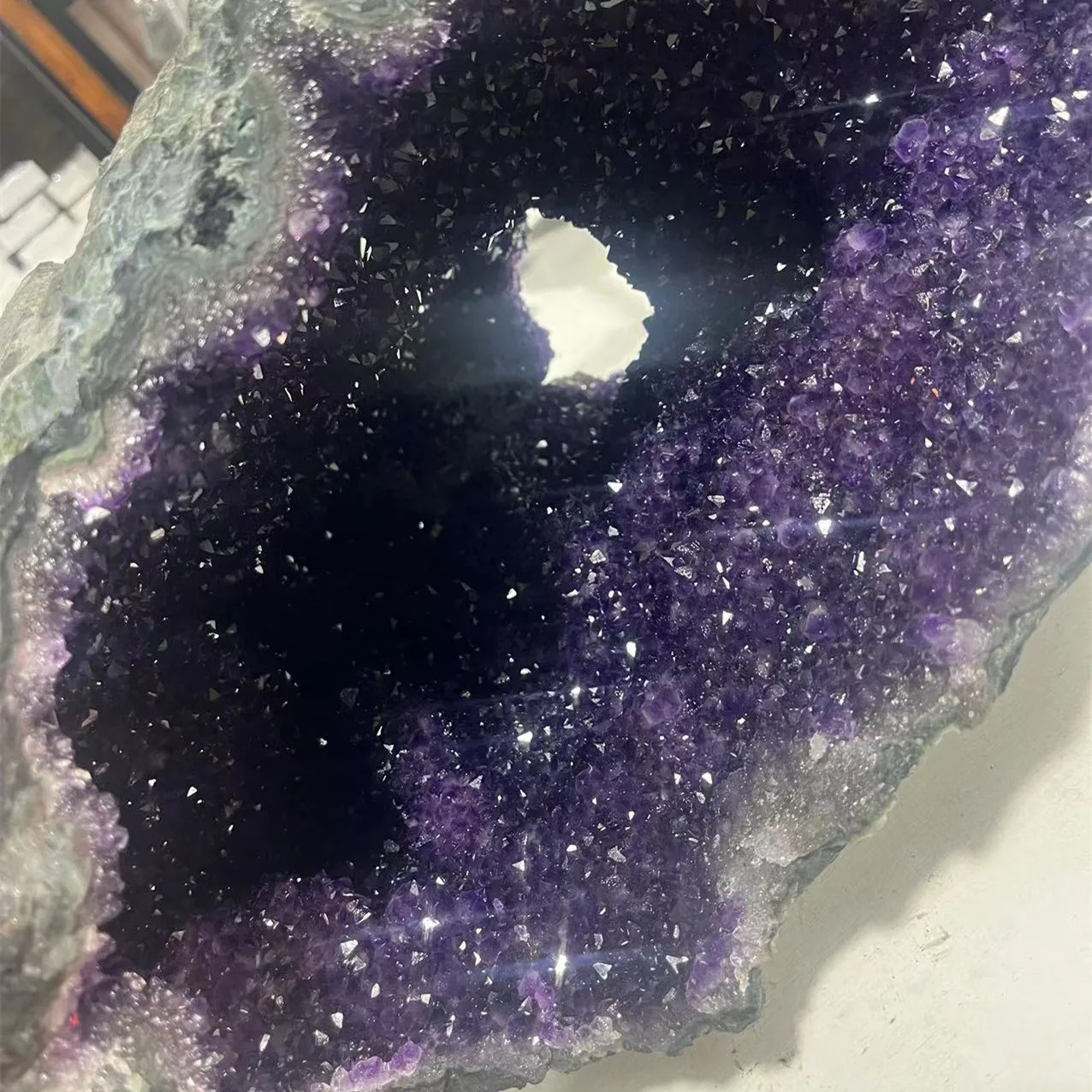 Bulk Wholesale Large Amethyst Geode Clusters Crystals Healing Stones Large Amethyst Cave Geode Clusters