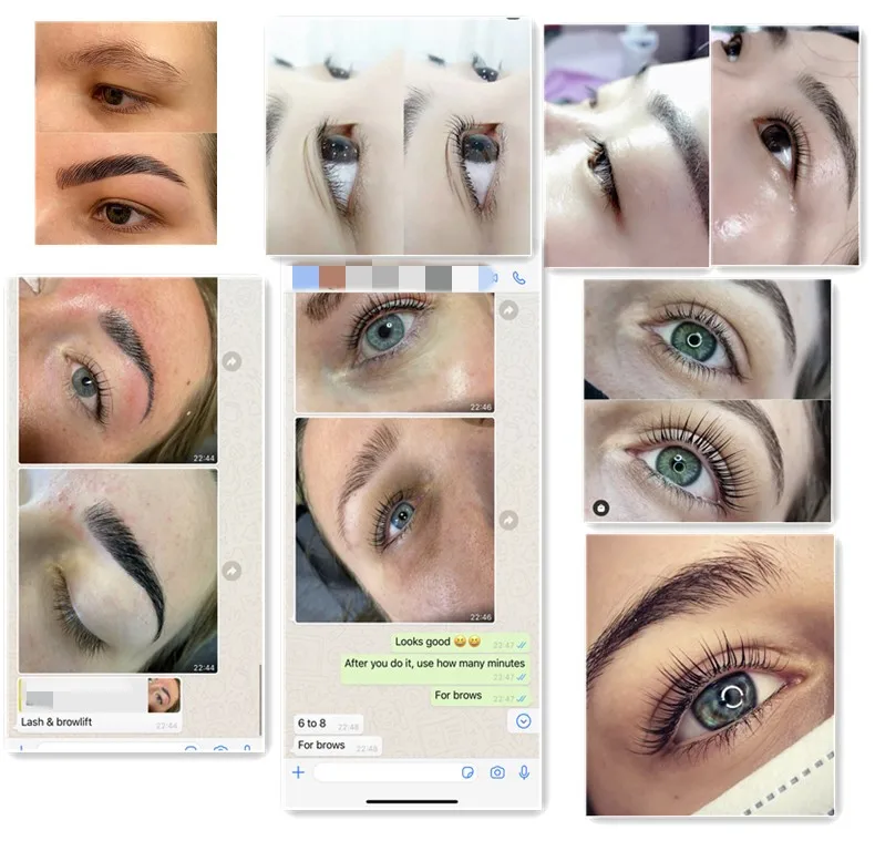 Floral Scented Lash Lift Solution 5 Minutes Fast Eyelash Lift Solution Sachet Curl Up To 45 Days Brow Lift Lamination