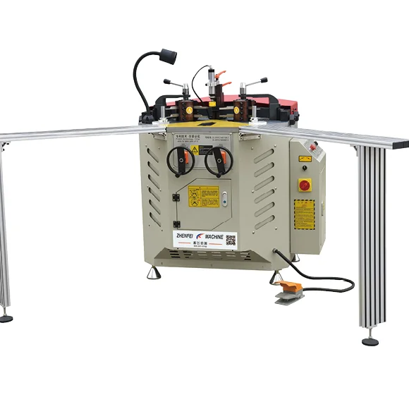 Aluminum windows and doors CNC four group angle Corner Crimping machine