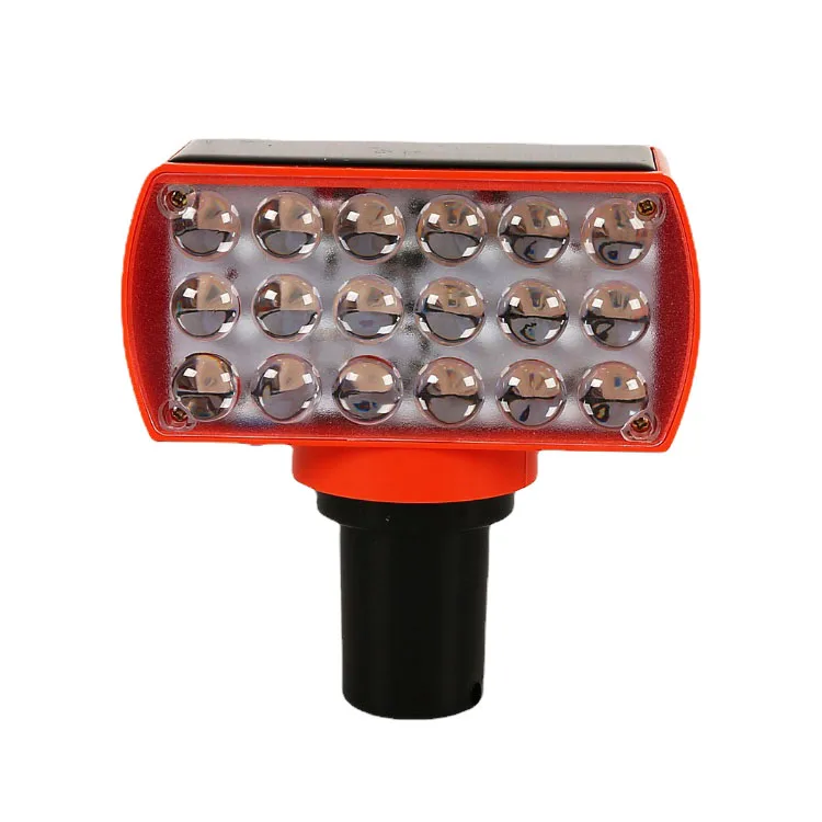 High-Speed Solar LED Strobe Warning Light 18pcs Red Blue Flash Traffic Roadside Flare High Visibility Road Flares