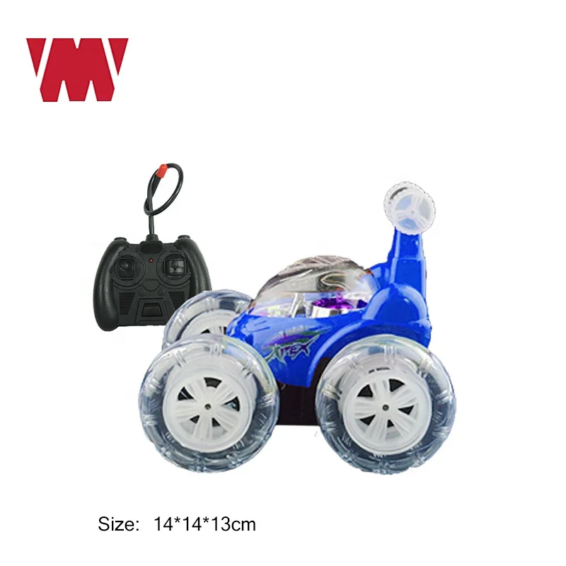 
Amazon hot selling Kids 360 Degree Spinning and Flips stunt toy car remote control car with light and Music kids Christmas Gift 