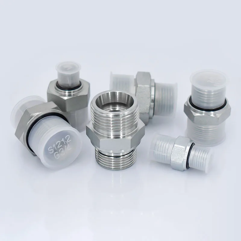 1CM Light-WD Metric G Thread with Sealing ED Ring 24 Degree Tapered Ferrule Hydraulic Fitting