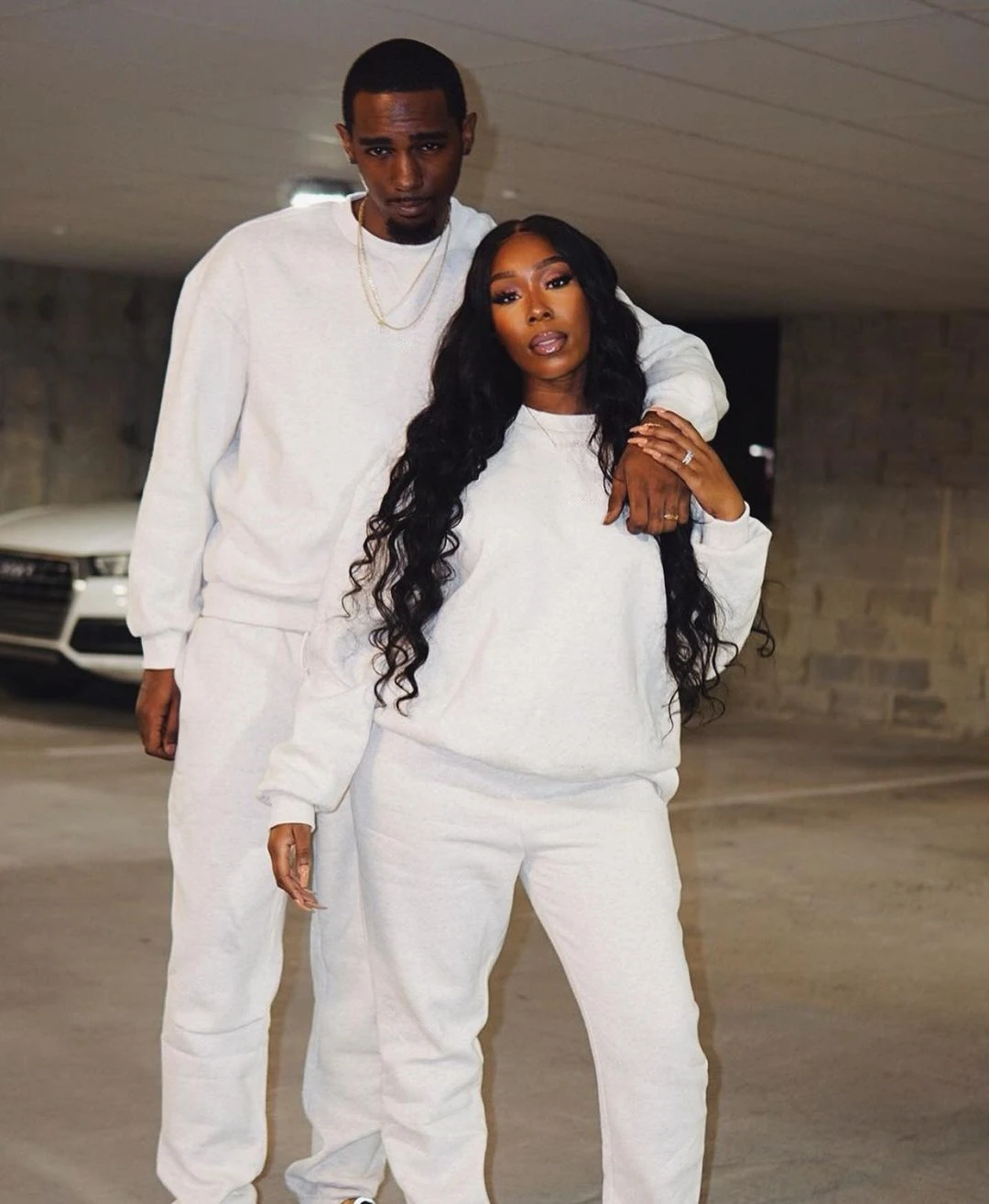 Custom Logo Women Causal 2 two pieces clothing Oversize Crop Hoodies and Jogger Sets for Ladies