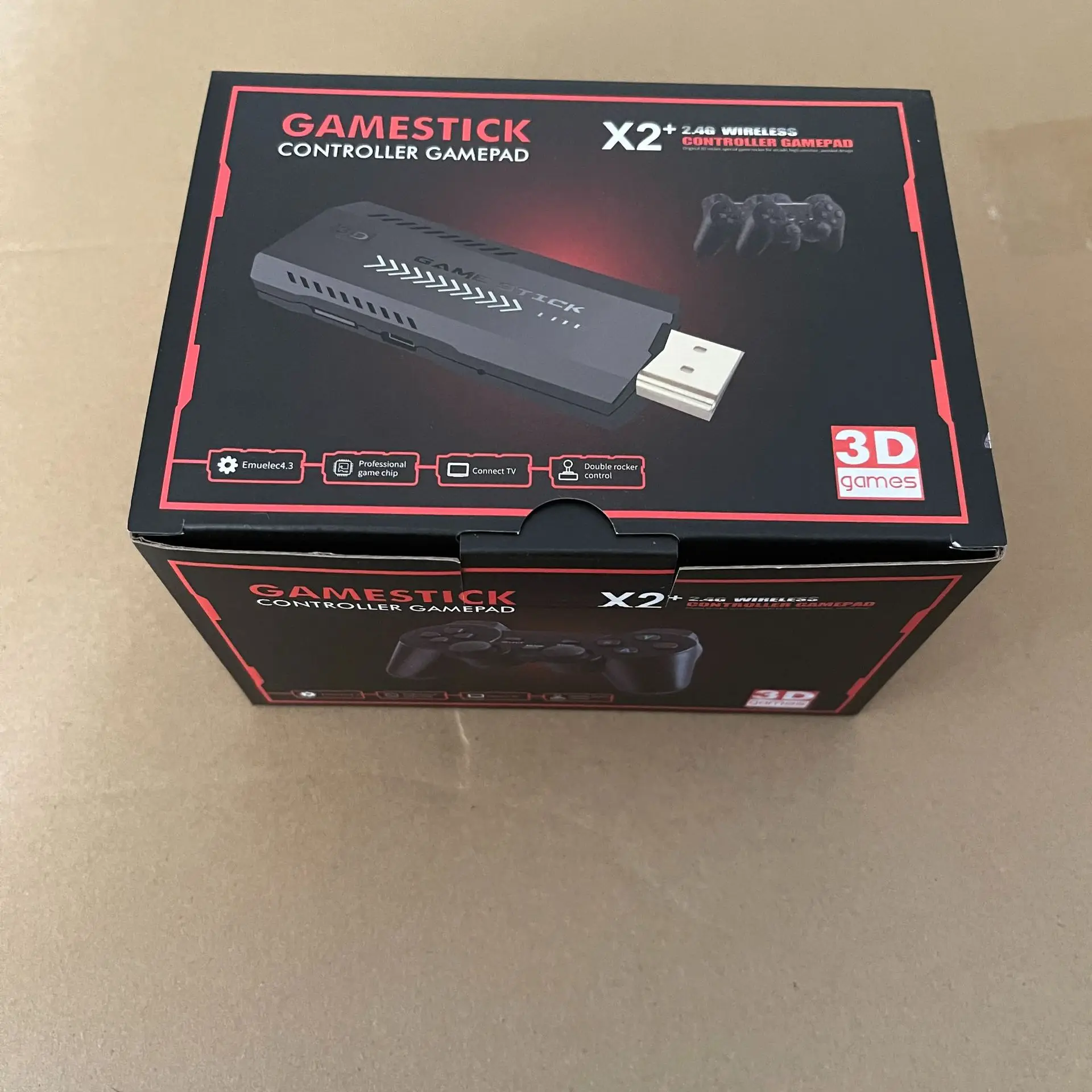 X2 Plus GD10 Pro 4K Game Stick 3D HD Retro Video Game Console Wireless Controller TV 50 Emulator For PS1/N64/DC