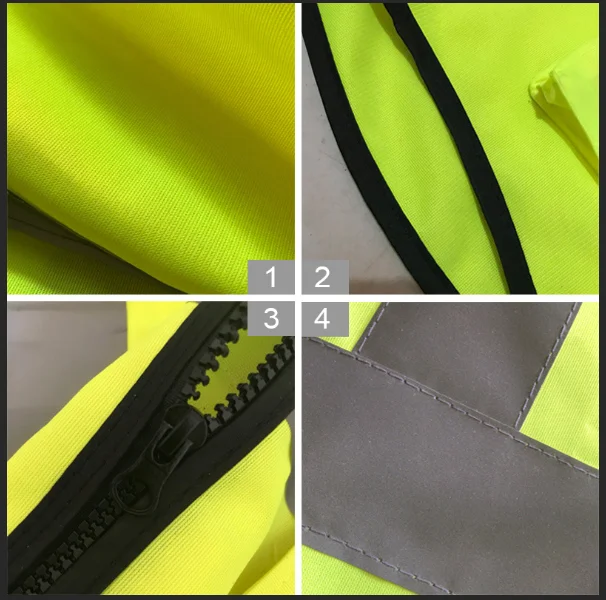 UT 2023 Breathable High Visibility Mesh Reflective Tactical Work Safety Vest Jacket Reflective Safety Cycling Running Vest
