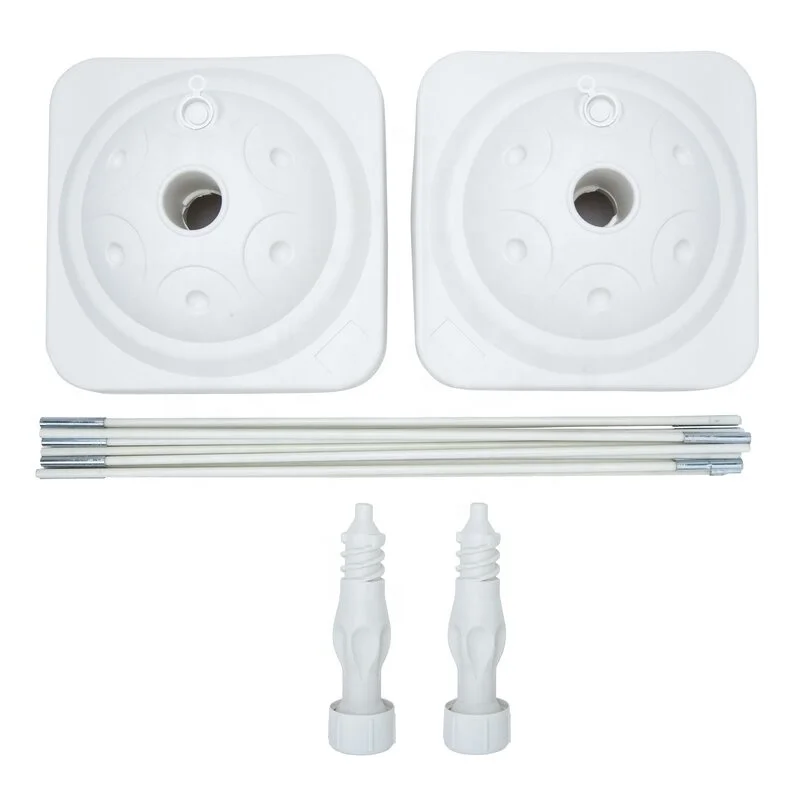 China Factory OEM 19ft Heavy Duty DIY Balloon Arch Stand Kit Holds Up To 400 Balloons 2 base 12 Foldable Arch Connector Poles